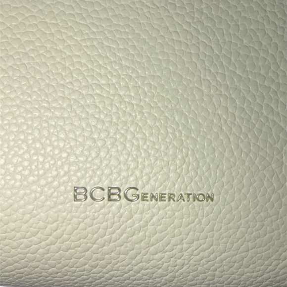 BCBGeneration Top Handle Mini Bucket Crossbody with Multi Colored Floral Scarf - Picture 7 of 8